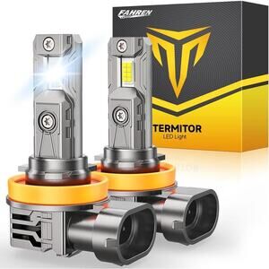 FAHREN H11/H9/H8 light Bulb, [Upgraded & Brightest] 𝟒𝟔𝟎𝟎𝟎𝐋𝐌 𝟗𝟎𝟎% Super